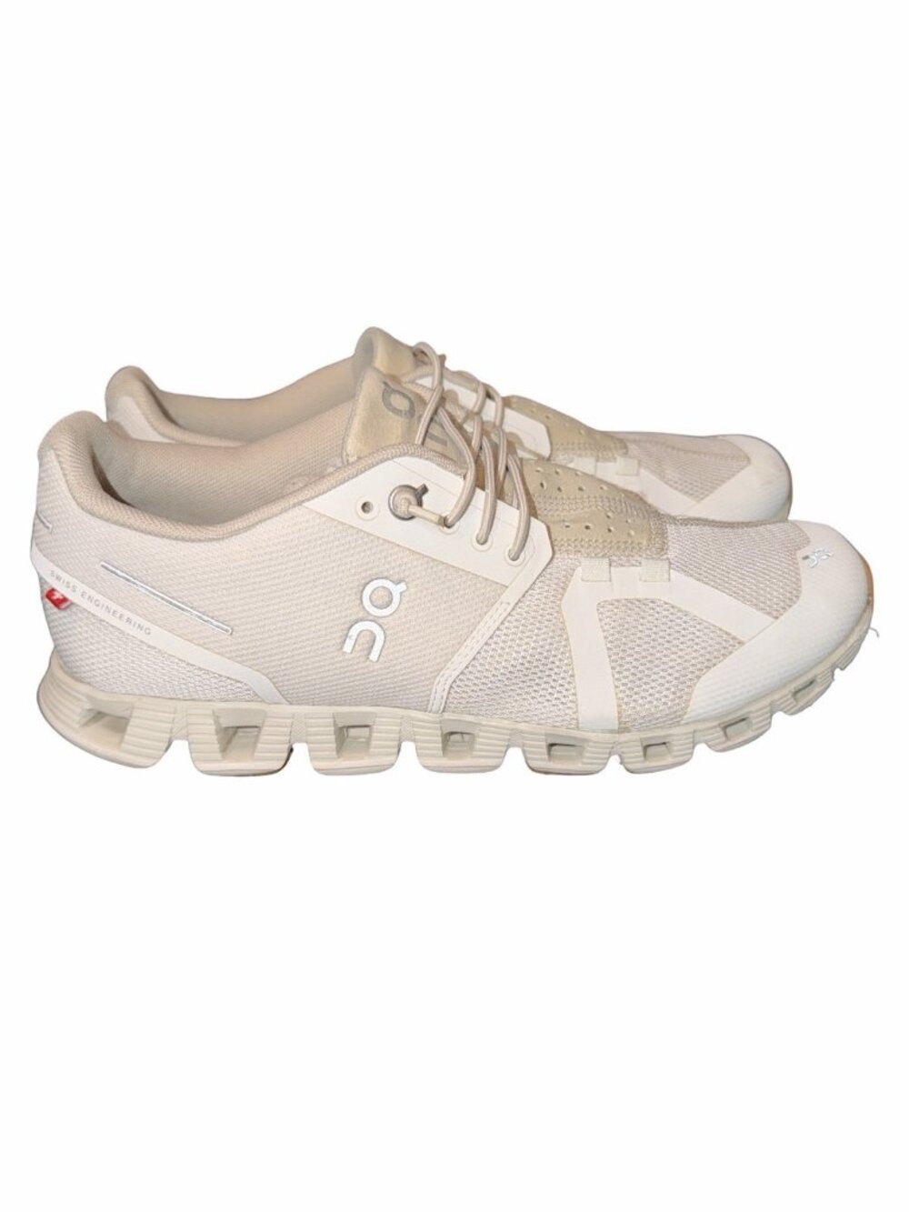 On Cloud 1.0 Women's White Sand Running Shoes Sneakers 19.99521 Size 7.5 Comfort